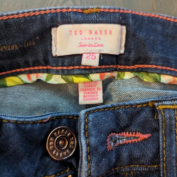 EUC Ted Baker ankle zip jeans - Picture 3 of 8